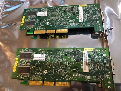 2pcs NVIDIA D33088 64MB VGA VIDEO CARD 180-10118-0000-A01 MX440 8903 Ver 110 - Image 1 of 4