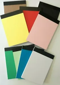 6 PADS A6 GEFÜTTERT BEIDSEITIG WEISSES PAPIER 80 GSM JOTTER NOTEPAD MEMO NOTEBOOK - Bild 1 von 30