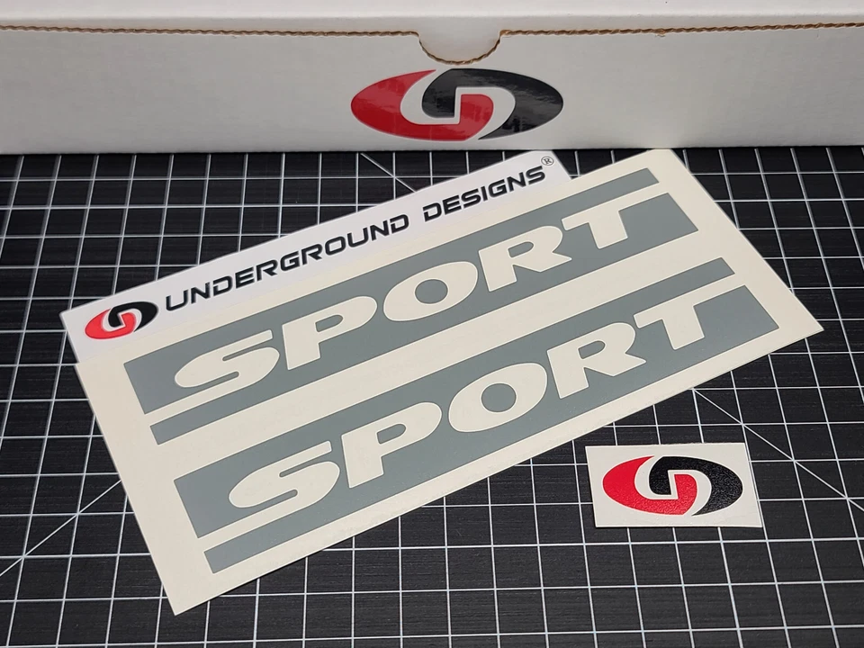 Sport Decals (2pk) Side Fender Panel Stickers Fits 2007-18 Jeep Wrangler JK JKU - Image 1 of 1