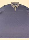 New Calvin Klein Shirt Polo Short Sleeve Blue Xxl Men's A49