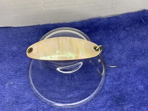 Rare Moonlight Pearl Wobbler No. 9 ca 1913 - Antique Fishing Lure Bait MOP - Picture 1 of 5