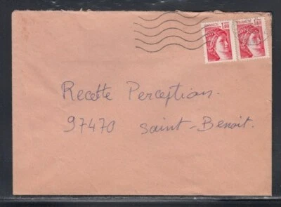 REUNION Commercial Cover St. Benoît 9-3-1983 Cancel - Image 1 of 2