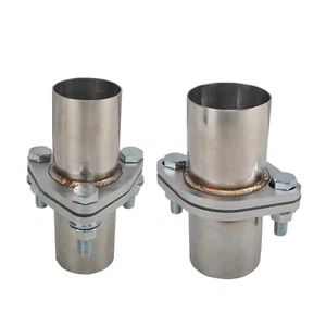 1.75''-2.5''OD Quick Fix Exhaust Spring Bolt Flange Repair Pipe Kit 2/3 Bolts - Picture 1 of 20