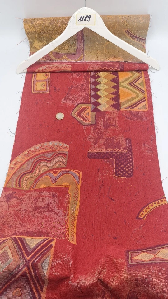 Möbelbezugstoff Polsterstoff Bezugstoff Stoff Meterware Rostrot 1189 - Bild 1 von 1