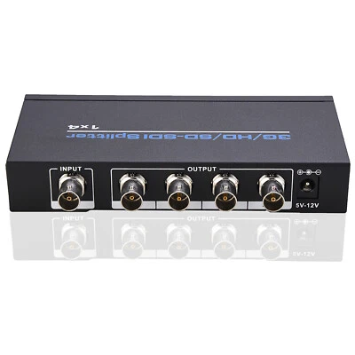 3G/HD/SD-SDI Splitter 1x4 Camera Accessories Video Converter Parts - Image 1 of 4