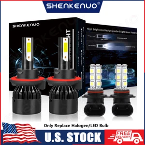 For Jeep Liberty 2008-2012 LED Headlight High/Low + Fog Light 4X Bulbs Combo kit - Bild 1 von 13