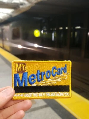 Metro Card Patch credit card size mta nyc souvenir