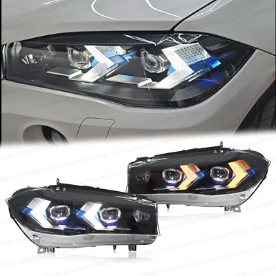 Conjunto de faros LED estilo LCI para BMW X5 F15 X6 F16 2014-2018 F95 X5M Foto 1 de 4