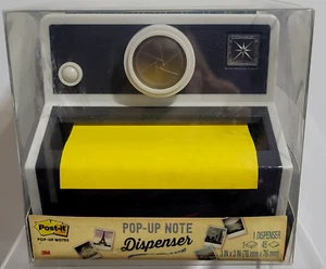 Post It Camera Pop Up Note Dispenser 3x3" 45 Sheets Post-It CAM-330 Black & Gray - Picture 1 of 13