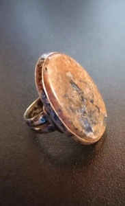 Alter Silber Ring mit Achat Handgemacht 925 Silber Vintage - Bild 1 von 5
