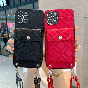 For Huawei Crossbody Card Bag Wallet Case +Strap Phone Back Cover Hot Women Girl - Picture 1 of 21