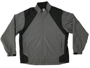 Giacca a vento FootJoy DryJoys full zip golf grigio impermeabile uomo taglia XL - Foto 1 di 6