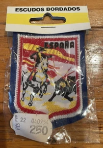 Vintage Embroidered Souvenir Patch ESPANA SPAIN WITH BULL FIGHTER NOS Matador - Picture 1 of 2
