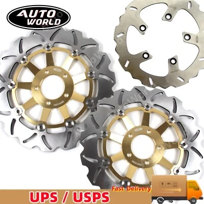 Rotor de freno delantero + trasero para Kawasaki ZRX 1200 2001 - 2006 2005 2004 2003 2002 Foto 1 de 4