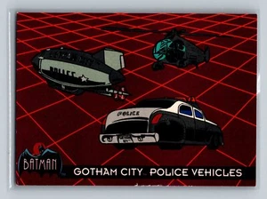 Gotham City Police Vehicles 1993 Topps Batman: The Animated Series - Picture 1 of 2