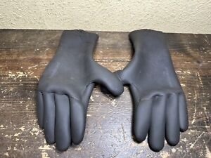 Patagonia Wetsuit Black Lined Neoprene Gloves Size Medium