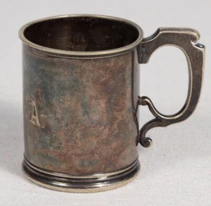 Meriden Silver Soldered Small Cup - 011 - Inscribed - Picture 1 of 5
