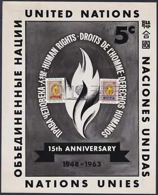 UN New York Sc121 Universal Declaration of Human Rights, Photo Essay 1 - Image 1 of 2