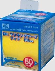 Mr.Hobby MT606 Mr.Masking Tape Wide 50mm Width 18m Long Paint Craft Tool Spray - Picture 1 of 1