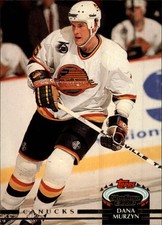 1992-93 Stadium Club Canucks Hockey Card #353 Dana Murzyn