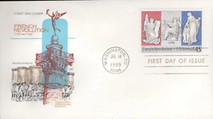 1989 FDC - Scott# C120 - Posta Aerea 45 centesimi - Farnam Cachet - Foto 1 di 1