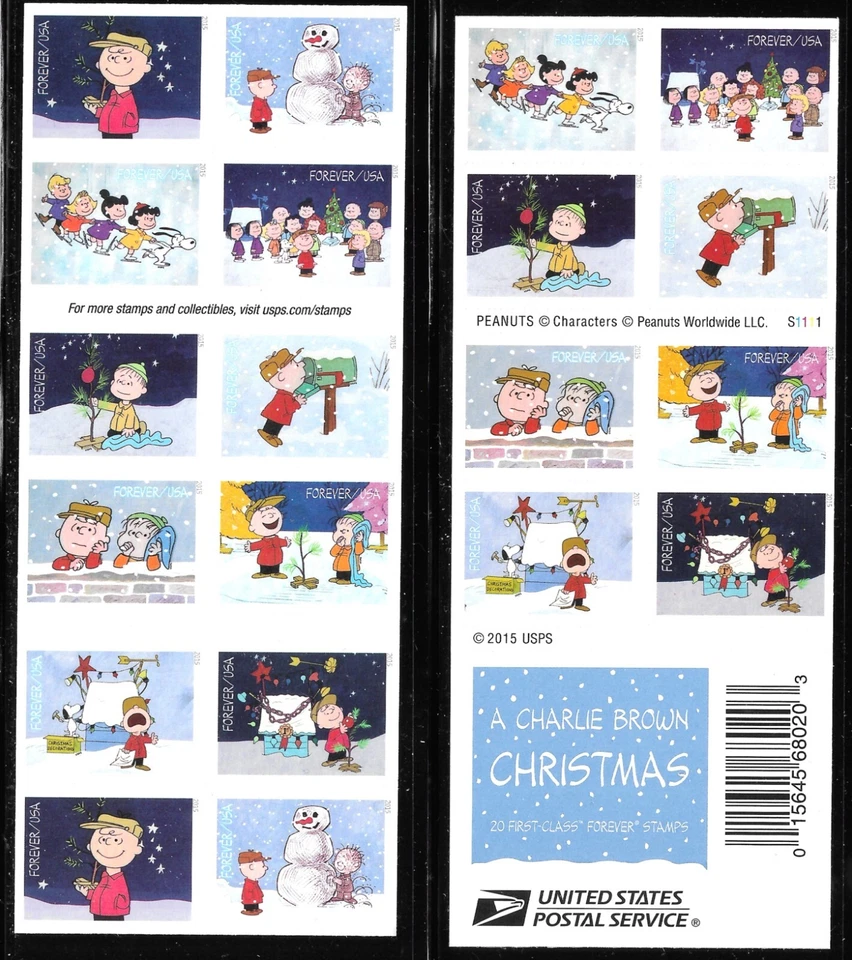 Scott #5030b GENUINE Convertible Booklet of 20 2015 (49c) CBROWN --Flawless! MNH - Image 1 of 1