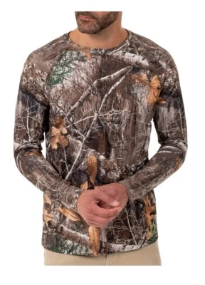 Realtree Edge Men's Flex Long Sleeve Insect Repellant Sustainable Tee Shirt  Med - Image 1 of 2
