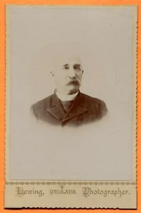 Orleans, CA, Portrait of a Gentleman, by Lewing, circa 1890 - Picture 1 of 2