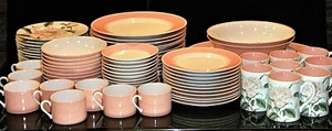 Fitz & Floyd "Rondelet Peach", "Summer Rose" and "Coquille" Dinnerware Pieces - Picture 1 of 83