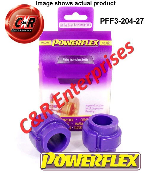 Powerflex Frente Casquillos Arb 27mm Para VW Passat B5 4 Movimiento (96-2005) - Imagen 1 de 4