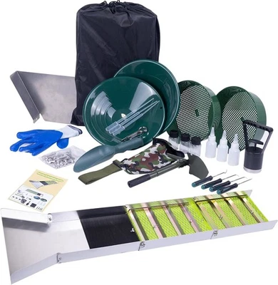 50 Inch Gold Panning Sluice Box Kit with Accessories, Lightweight Aluminum Alloy - image 1 of 4