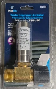 SharkBite Water Hammer Arrestor 7/8" BC 7/8" BC Quiets Banging From Water Shock - Picture 1 of 2
