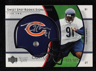 2004 Upper Deck Sweet Spot Signatures Tier Two /699 Tommie Harris Rookie Auto RC - Image 1 of 2