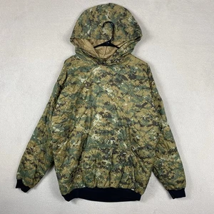 Perseverance Survival Woobie Stepp Hoodie Herren M braun Camouflage leicht LESEN - Bild 1 von 6