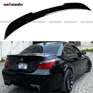 Heckspoiler Schwarz Glanz passend für 5er BMW E60 Limousine 2003-2010 - Bild 1 von 14