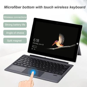 For Microsoft surface pro 3/4/5 (2017)/6 Backlit Bluetooth Keyboard Touch Pad - Picture 1 of 12