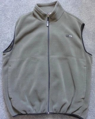 REI Men's XL Olive Green Full Zip Up Fleece Vest - Image 1 of 2
