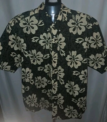 New! Natural Issue Hawaiian Shirt Button Up Flowers Mens Size XL Casual - Image 1 of 3