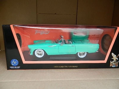 ДОРОЖНАЯ ПОДПИСЬ 1955 FORD THUNDERBIRD - БИРЮЗА - 1/18 - НОВЫЙ - Изображение 1 из 4