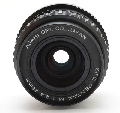 ▶️ [COMO NUEVO] PENTAX SMC PENTAX-M 28mm F/2.8 MF Lente Gran Angular Japón... - Imagen 1 de 4