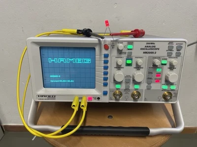 Oszi Oszilloskop Oscilloscop Digital Analog HM 2005-2 Gebraucht Hameg 200 MHZ - Bild 1 von 4