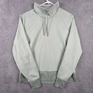 Footjoy Suéter Para Hombres Medio Verde Claro Embudo Cuello Simulado Pullover Sudadera - Imagen 1 de 8