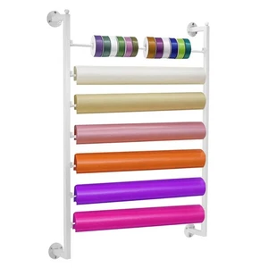 Soporte para bufanda montado en la pared, organizador de almacenamiento de cinta, organizador de toallas de seda... - Imagen 1 de 7