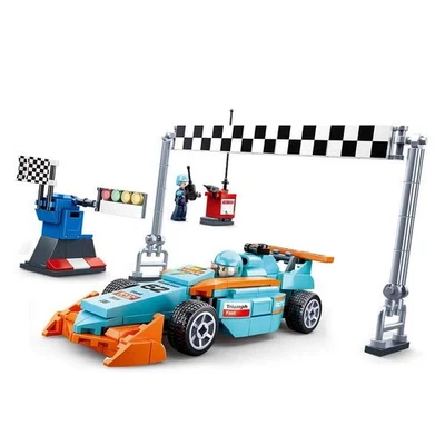 Sluban Klemmbausteine SL95622 Small Race Track (201 Pieces)  Play Set Clamp Buil - Image 1 of 3
