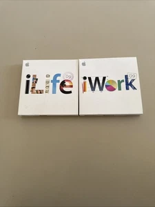 Apple iLife 09 & iWork 09 CDs GarageBand iPhoto Keynote iMovie Unused DVDs - Picture 1 of 2