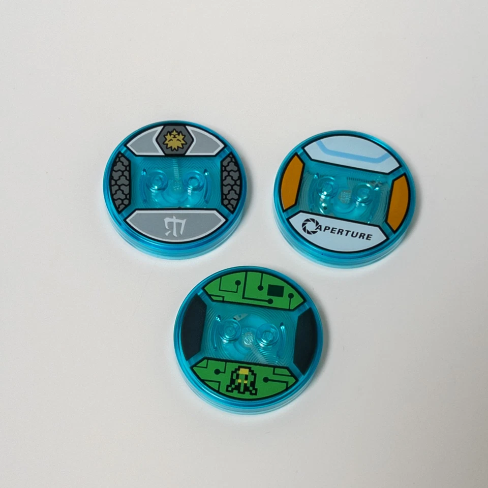 LEGO Lote de 3 Bases Dimensiones - Chell/Zane/Midway Arcade Gamer Kid *SIN MINIFIGURAS* Foto 1 de 1