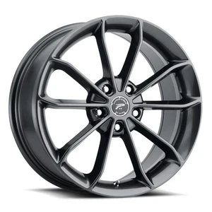 Platinum 457GN Revelation 18X8 +40 Gunmetal grey Wheel 5x114.3 5X4.5 (QTY 4) - Picture 1 of 3