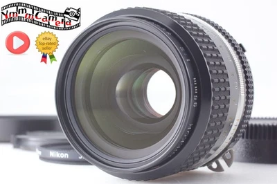 SIC [Near MINT w/Hood]  Nikon Nikkor Ai-s Ais 35mm F2 Wide Angle Lens From JAPAN - Image 1 of 4