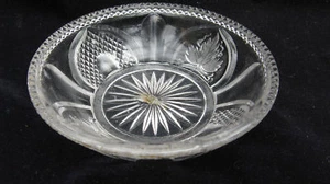1860 EAPG Pattern Glass Flint Magnet & Grape Honey Dish - Picture 1 of 1