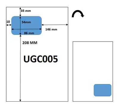UNIVERS GRAPHIQUE étiquette colis EBAY étiquette paramétré pour facture bordereau marchandise